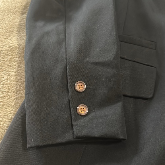 The J Peterman Company 100% Wool Classic Black Women's Blazer - Picture 11 of 14